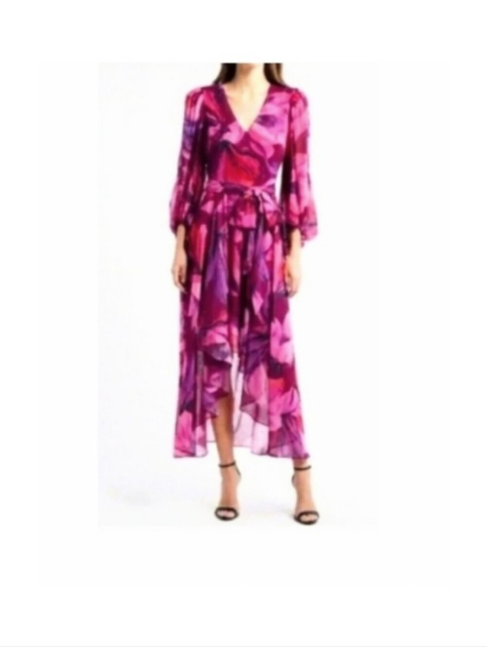 🤍Eliza J. Brand NEW Gorgeous High Low Chiffon Dress💕Size 12